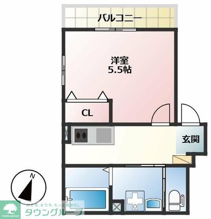 キトラハイム大和の物件間取画像